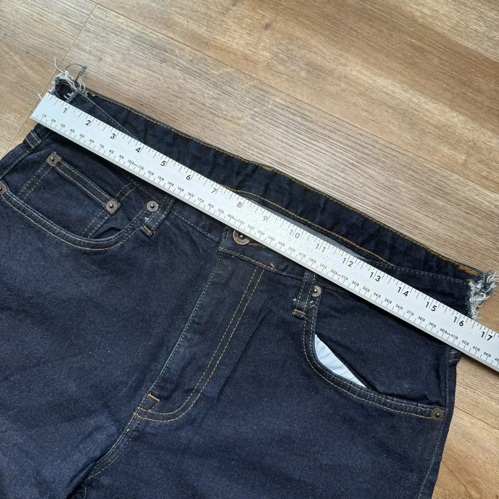 Ben Sherman Selvedge Jeans Men 32x33 Dark Indigo Denim Slim Fit Pants Streetwear